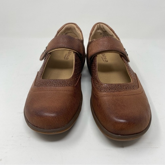 Hälsa Footwear Aloe Mary Jane Comfort Shoes Brown - Picture 3 of 8